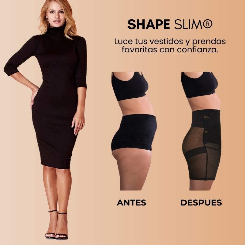 ShapeSlim® - Calza modelarora de cintura tiron alto