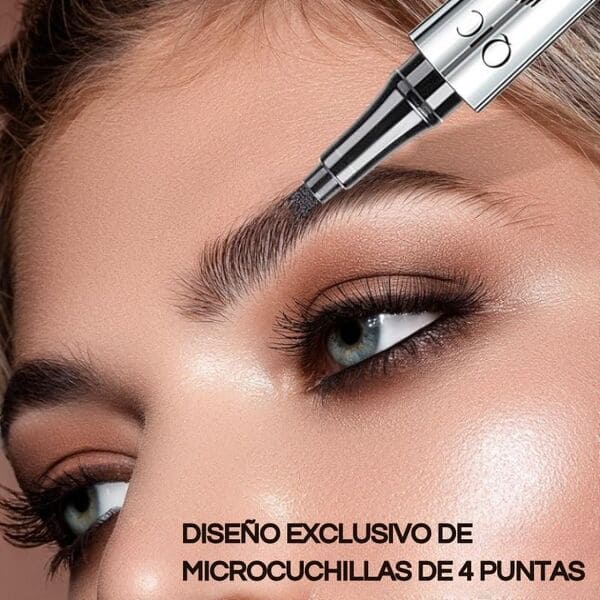 Lapiz de Cejas 4D - Maquillaje Natural y Duradero - Dolshe 