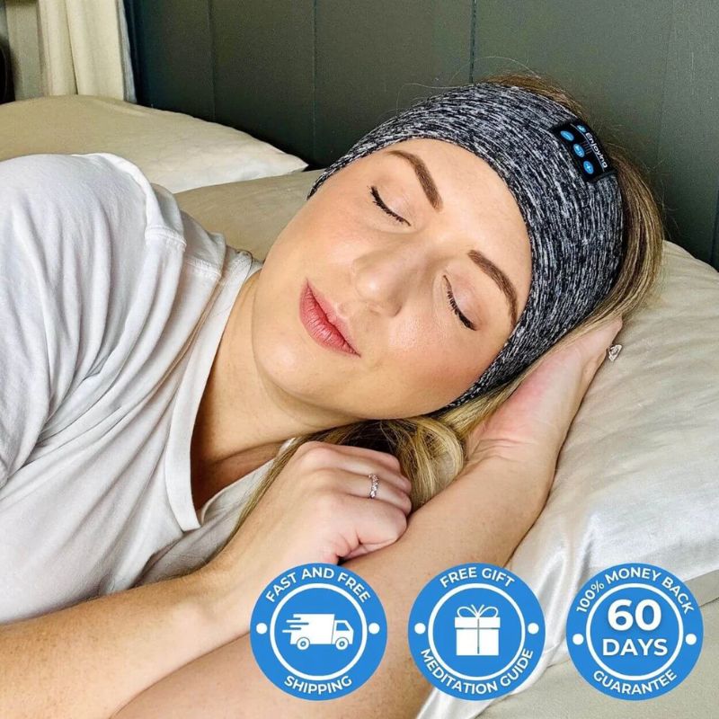 DormiNova® - Banda con bluetooth para dormir profundamente 💤😴