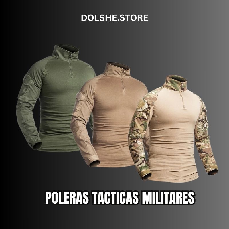 Polera Tactica Militar Ultra Resistente e Impermeable