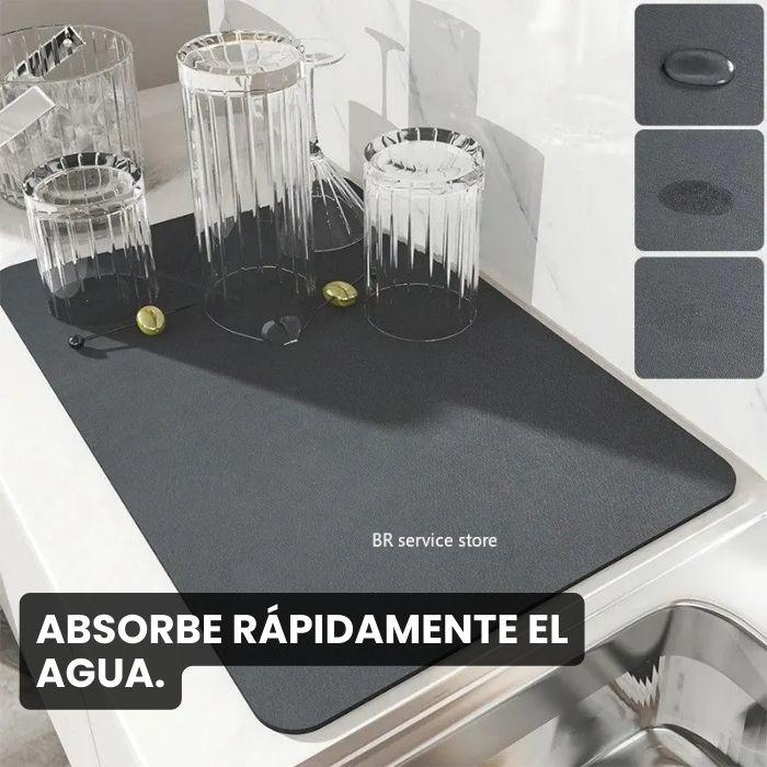 ElegantDry™️- Alfombrilla de cocina ultra absorbente y antideslizante - Dolshe 