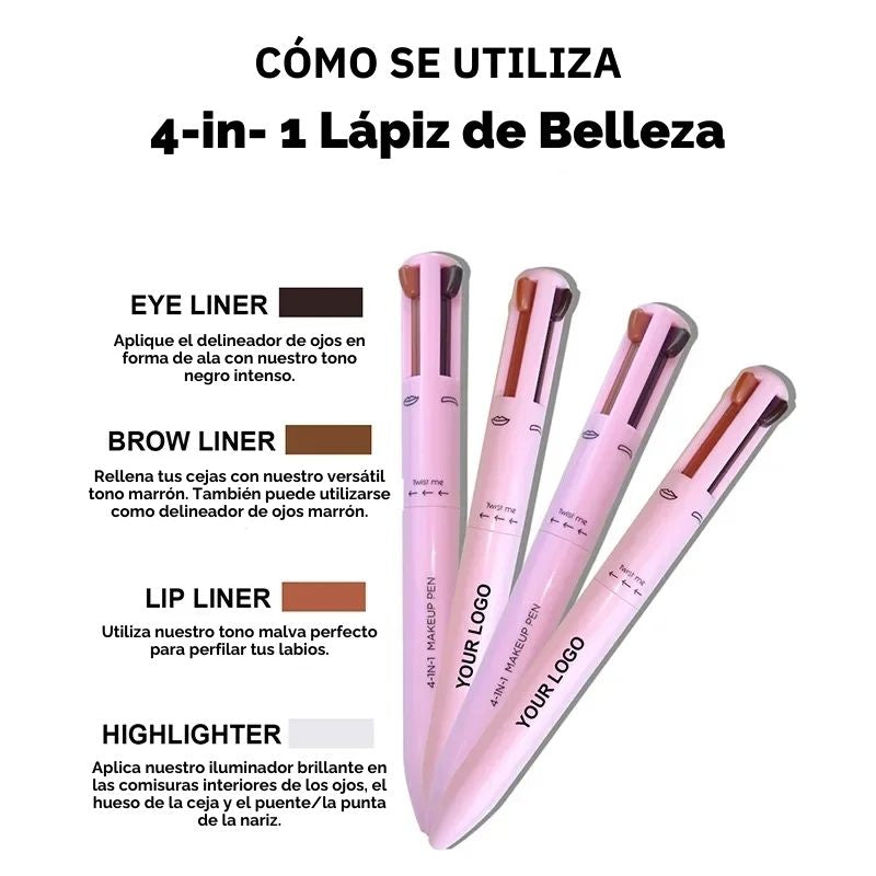 GlamPen™️ - Lapiz de maquillaje 4 en 1 premium - Dolshe 