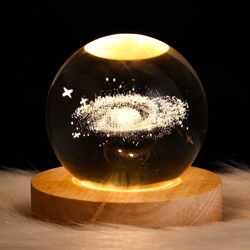 LumineGalaxy™ - Lampara Esfera de Cristal Desestresante