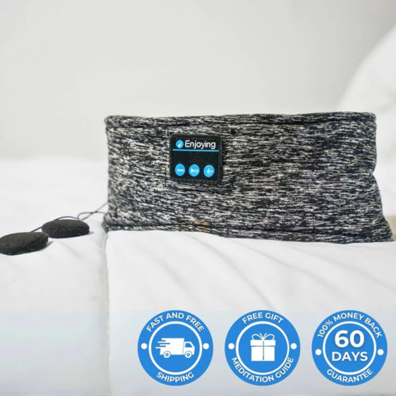 DormiNova® - Banda con bluetooth para dormir profundamente 💤😴