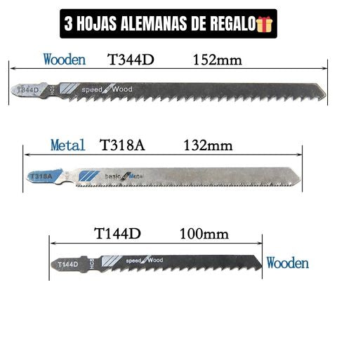 Adaptador de sierra electrico para taladro + 3 hojas alemanas de regalo 🎁