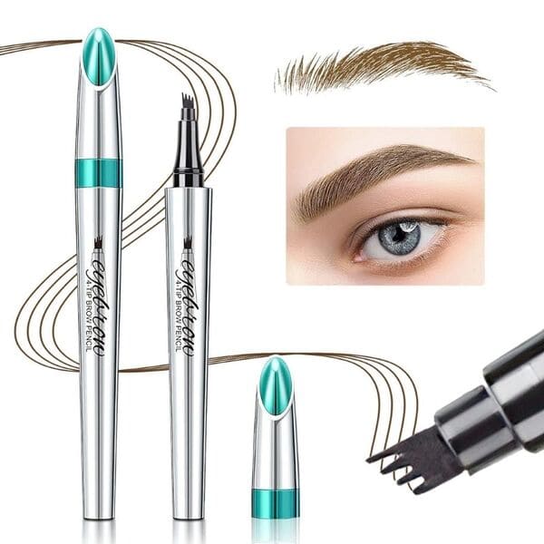 Lapiz de Cejas 4D - Maquillaje Natural y Duradero - Dolshe 