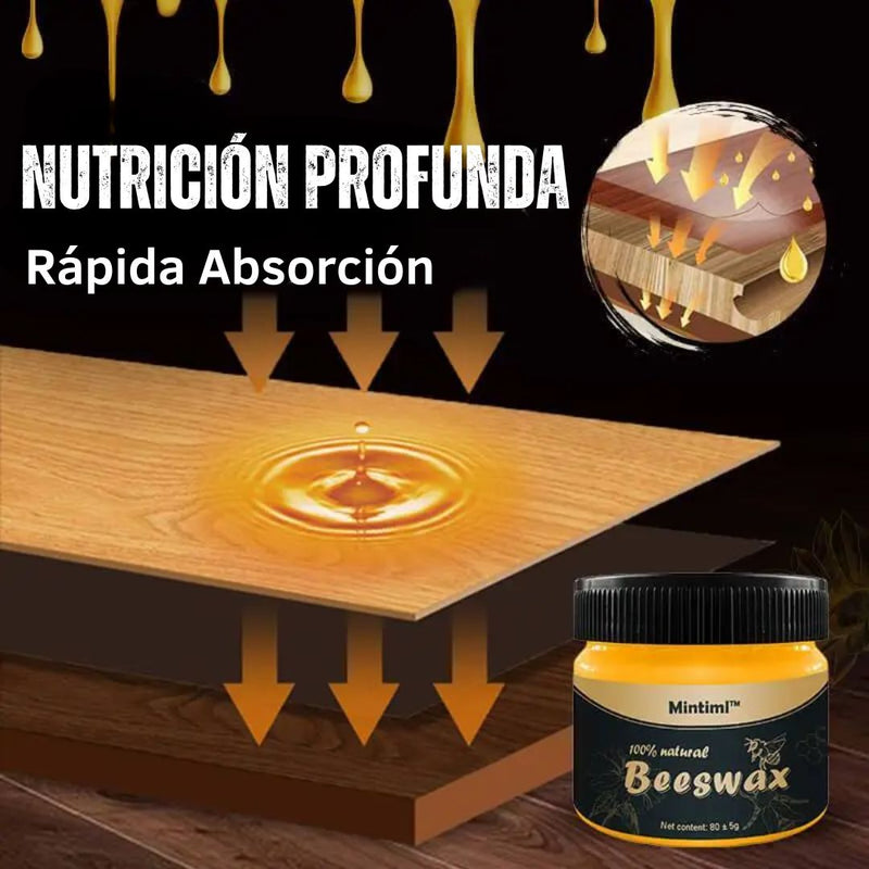 BeeWax® - Cera Restauradora de Muebles y Tapiceria 100ML