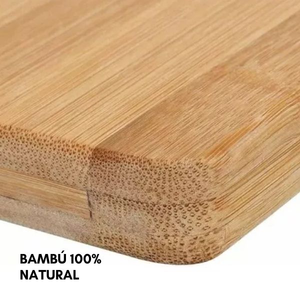 Tabla de cortar de bambú natural japonés