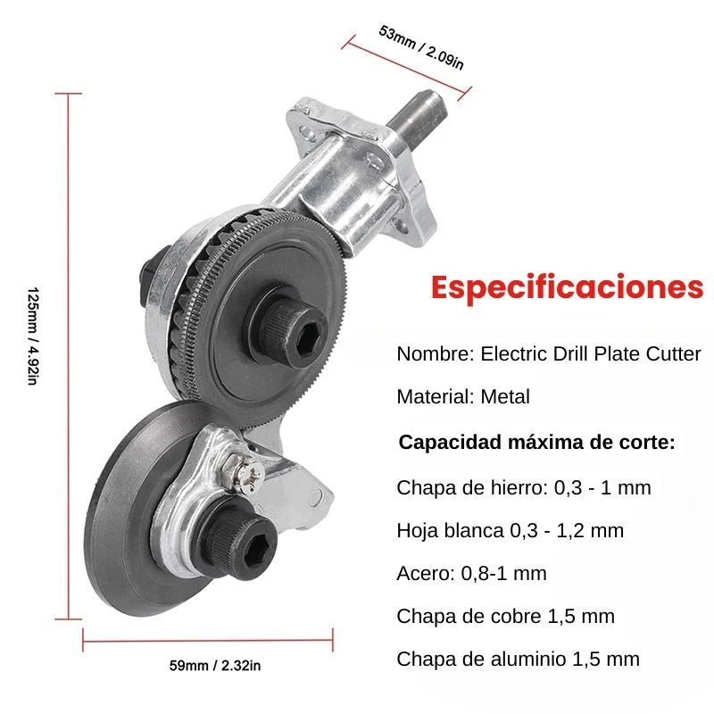 Cortador de lamina de hierro para taladro - Dolshe 