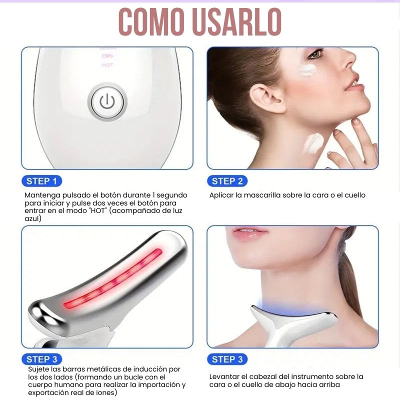 FacialGlow - Elimina arrugas y lineas finas de expresion de forma natural - Dolshe 