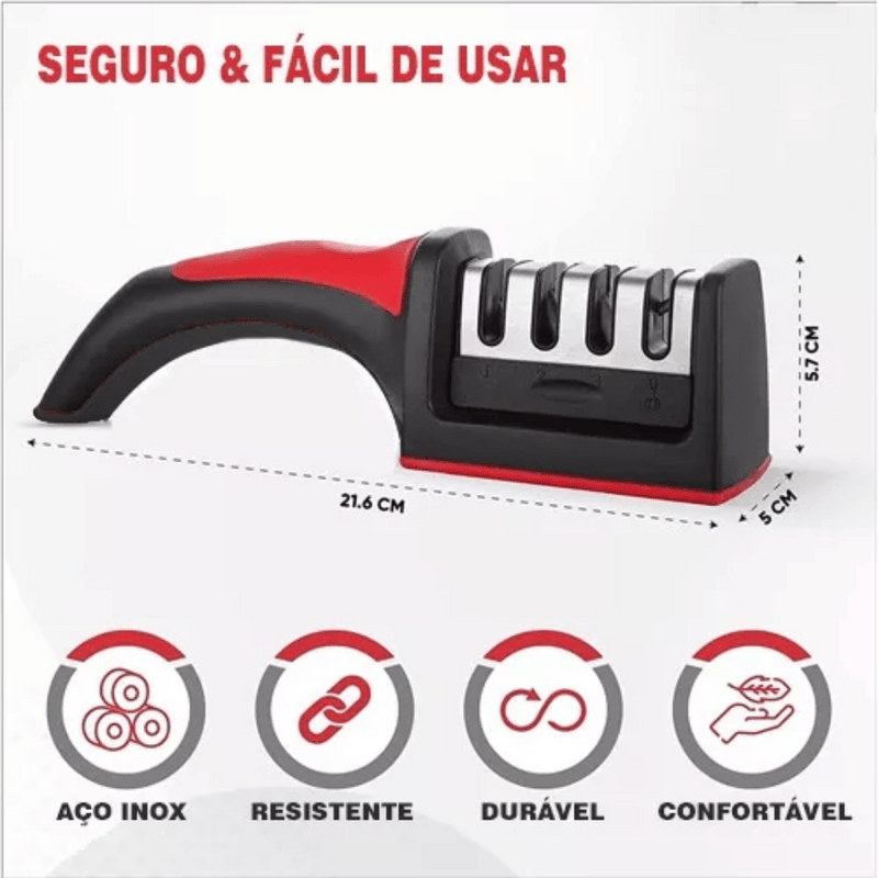 AfilaMax® - Afiliador Manual 3 en 1 de Cuchillo