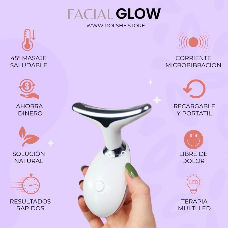 FacialGlow - Elimina arrugas y lineas finas de expresion de forma natural - Dolshe 