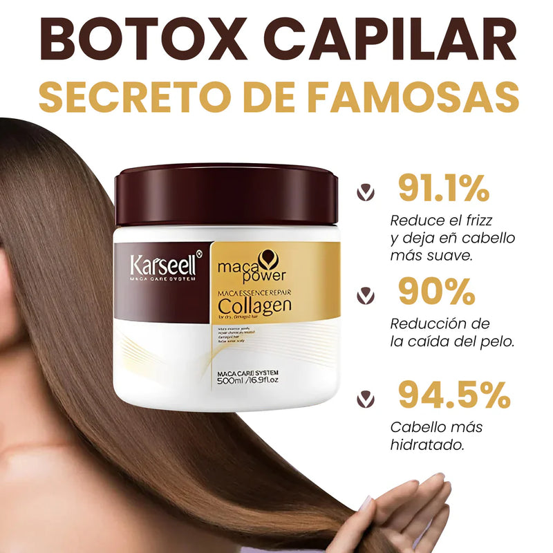 Karseell® Mascarilla Capilar de Colágeno 250 gm - Hidratación y Suavidad Profunda Para El Cabello